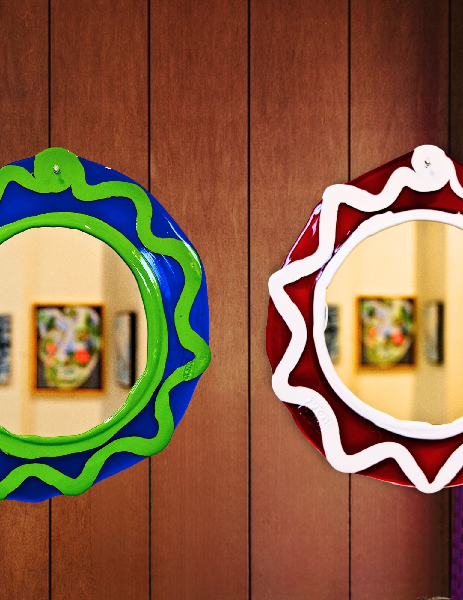 Resin Round Mirror