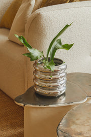 Stacking Planter in Chrome