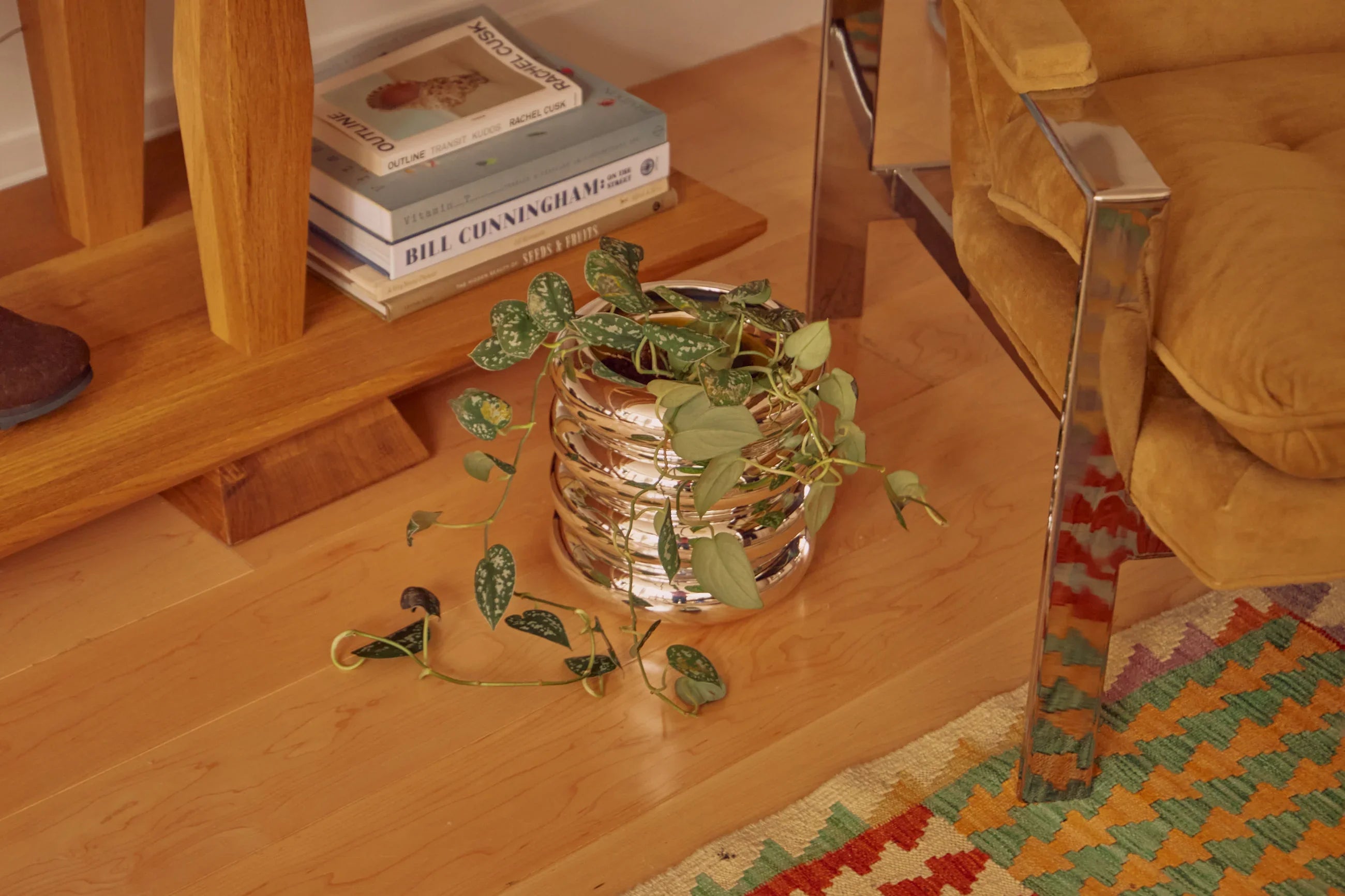 Stacking Planter in Chrome
