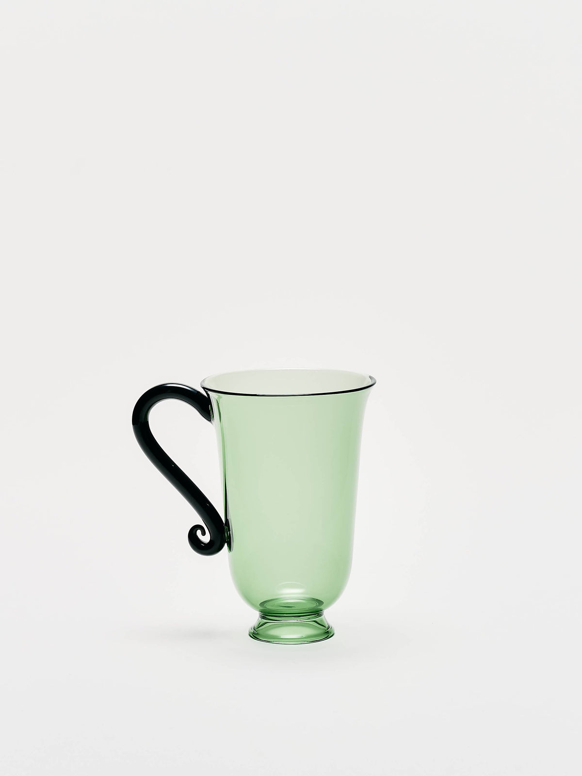 Grande Tasse, Green/Black (Set of 2)