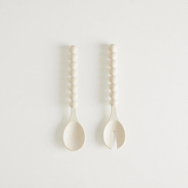 Ivory Cloud Serving Spoons