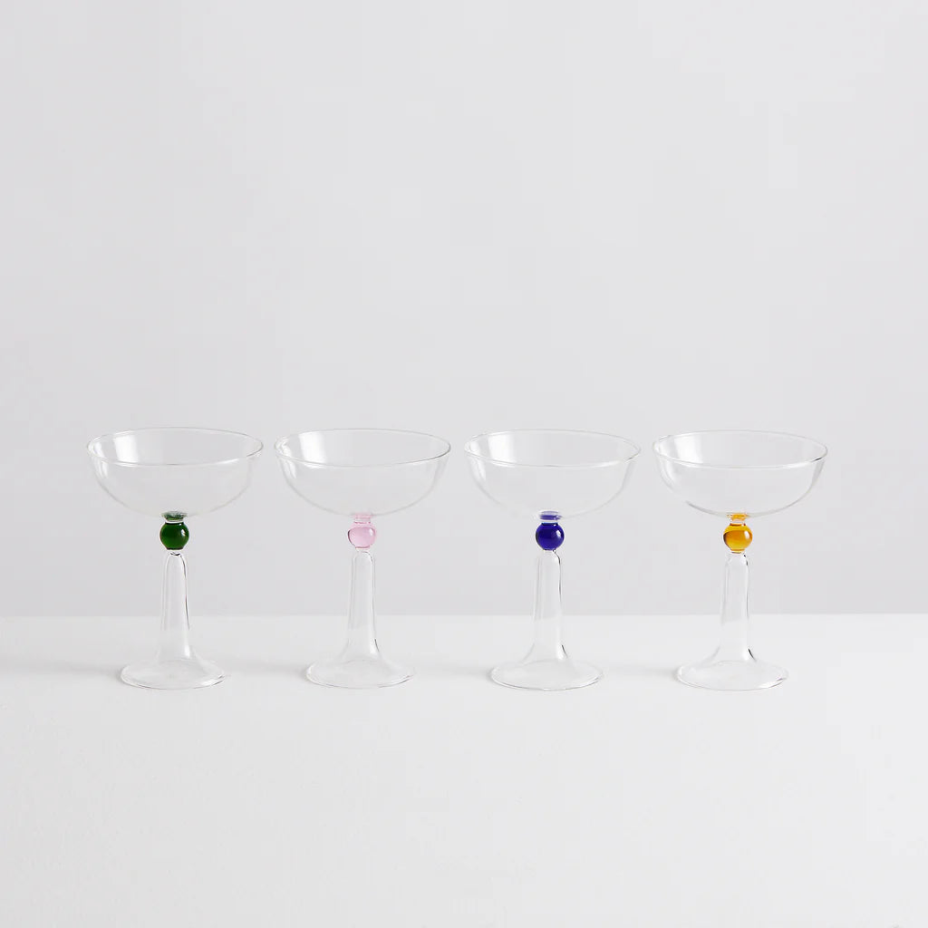 Tassel Champagne Coupe Set