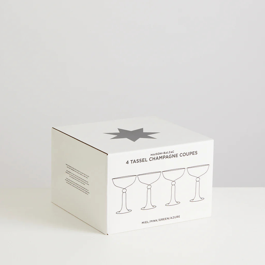 Tassel Champagne Coupe Set