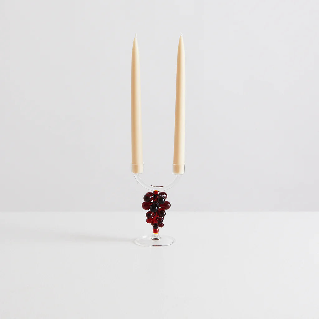 Bordeaux Double Candle Holder
