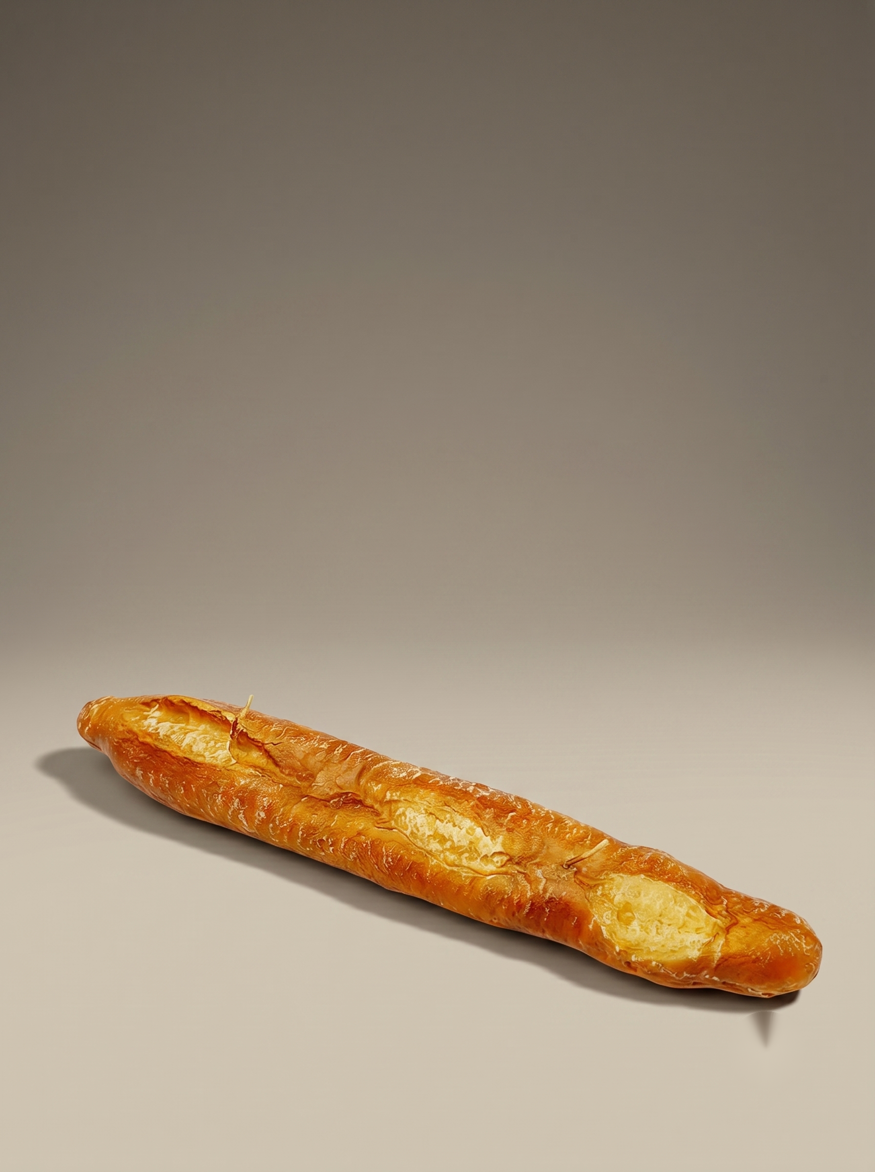 Baguette wax candle