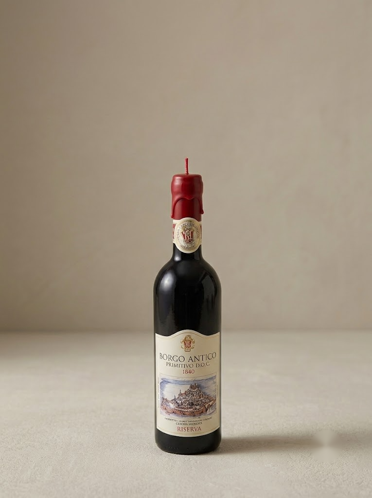 Vino Primitivo wax candle
