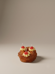 Zeppola wax candle