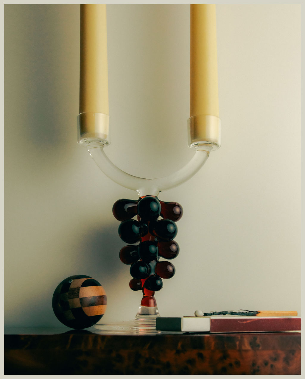 Bordeaux Double Candle Holder