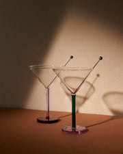 Piano Cocktail Glasses in Birdland