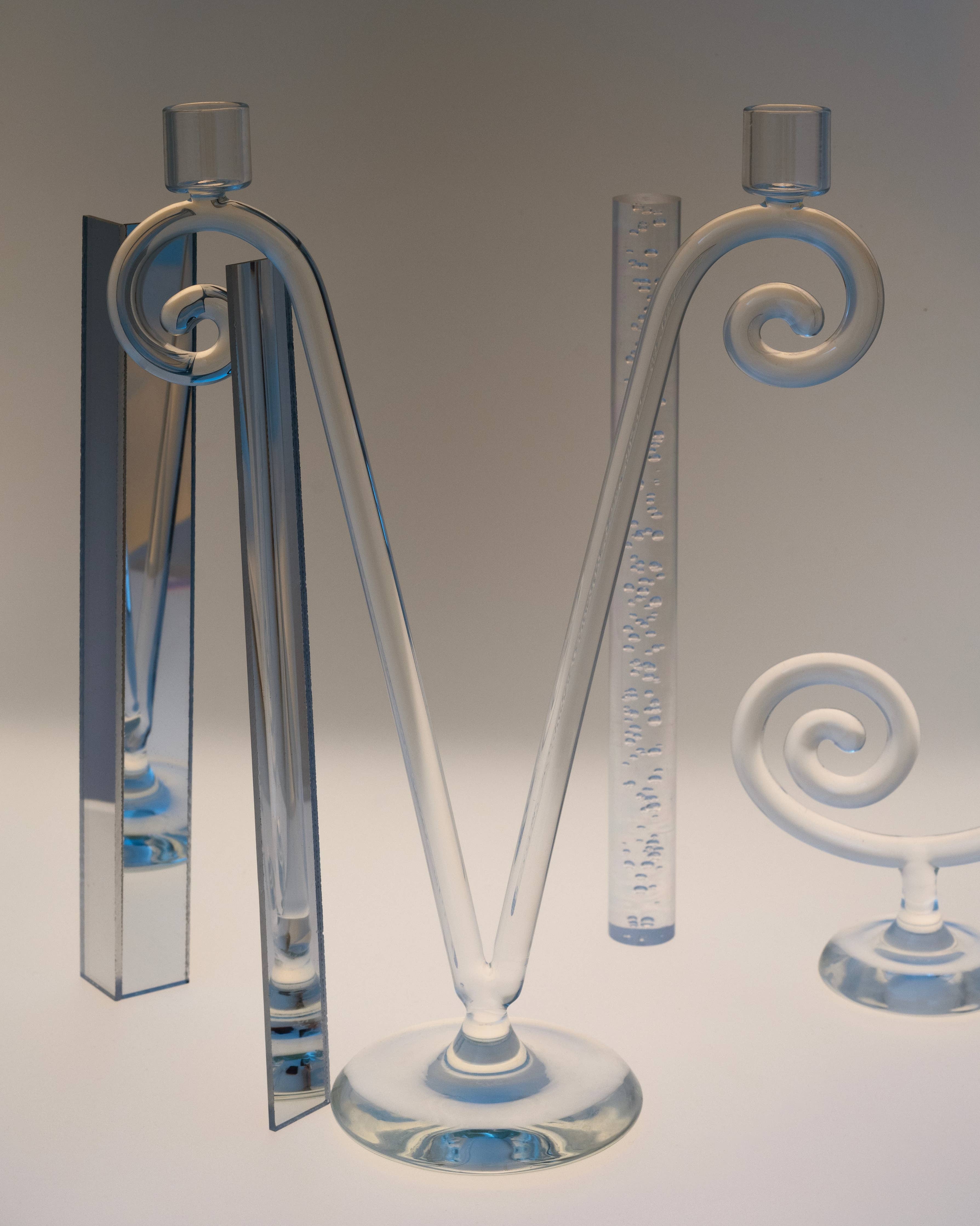 Double Spiral Candleholder