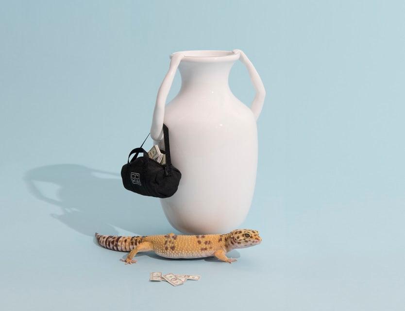 Arm Vase with Bag, 2020. - Son of Rand
