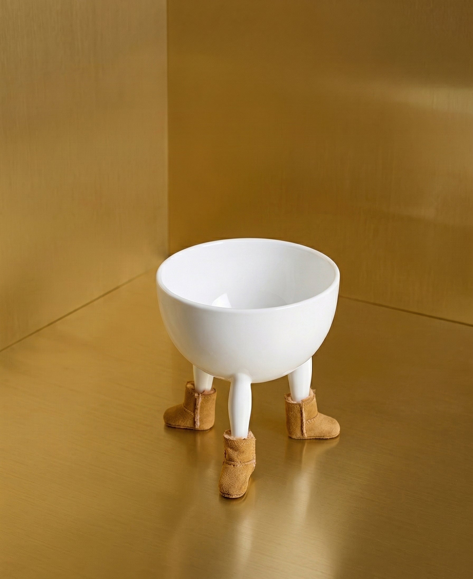 Bol à jambes avec chaussures, 2019.