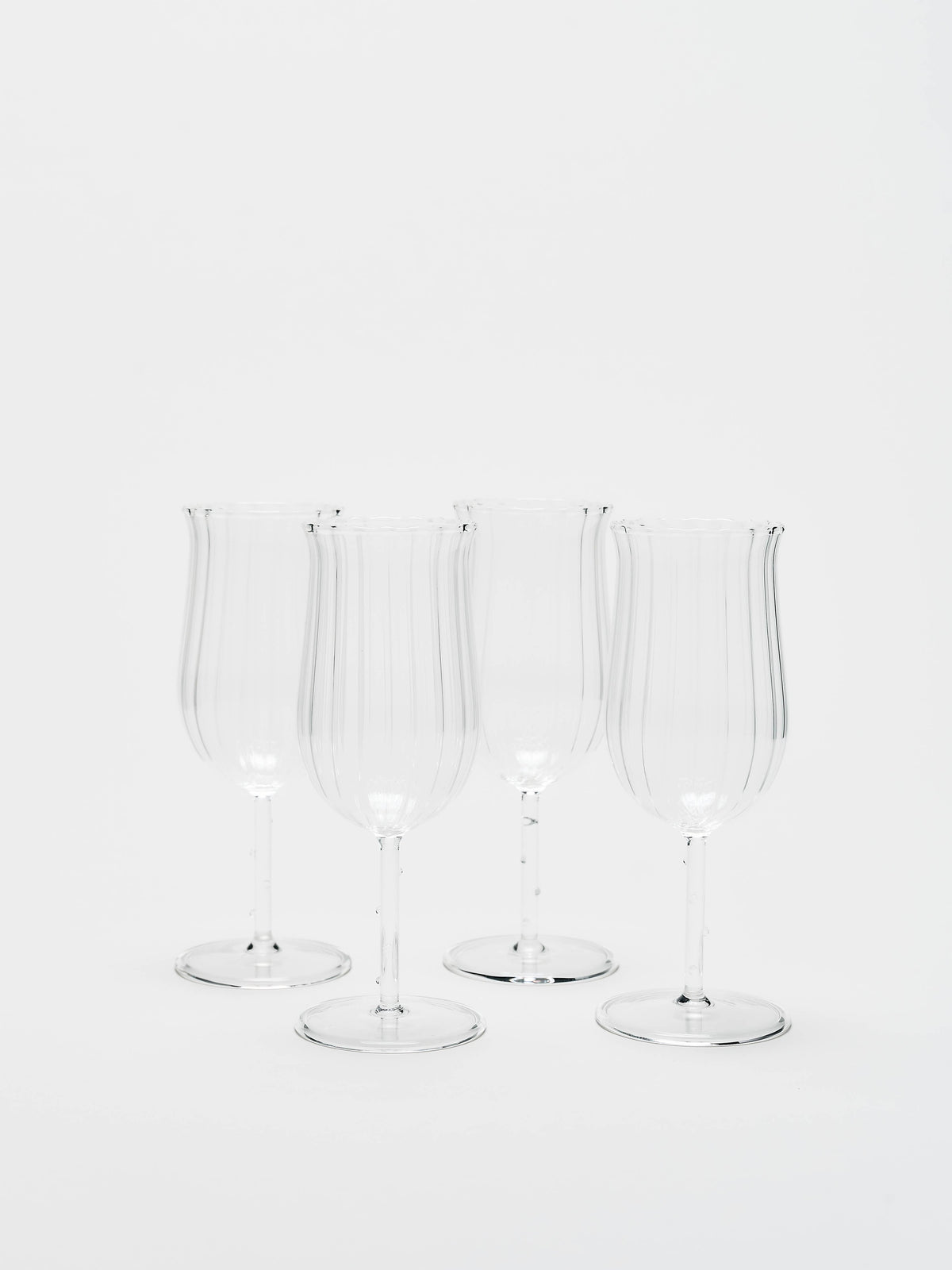 Tulip Wine Glass, Clear (Set of 4)
