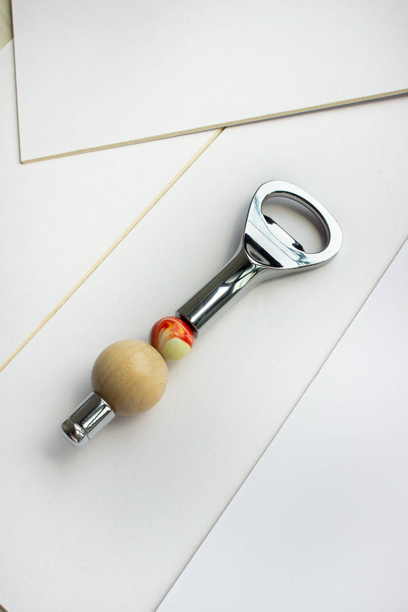 Yam Beaded Bottle Opener in Pops of Color, handmade in New York