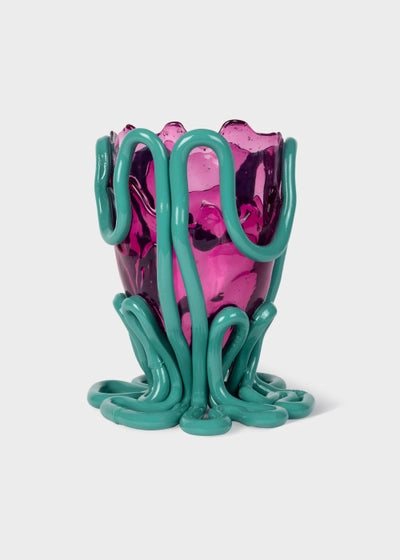 Indian Summer Vase in Fuschia + Ocean Blue