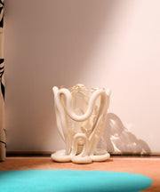 Indian Summer Vase in White