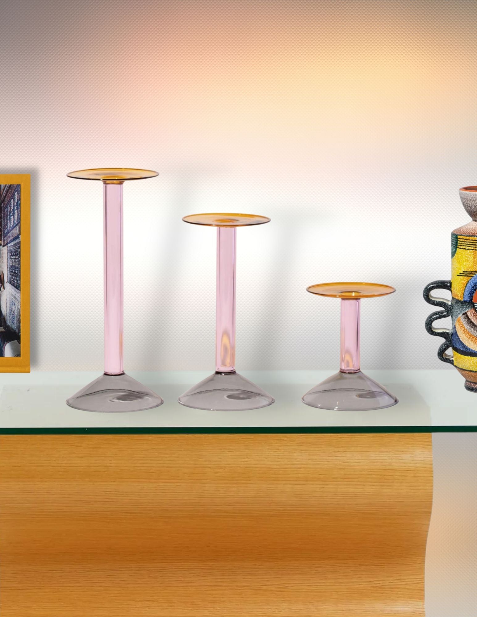 Rainbow Candle Holder