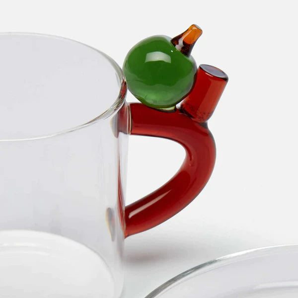 Ladybug Apple Tea Cup