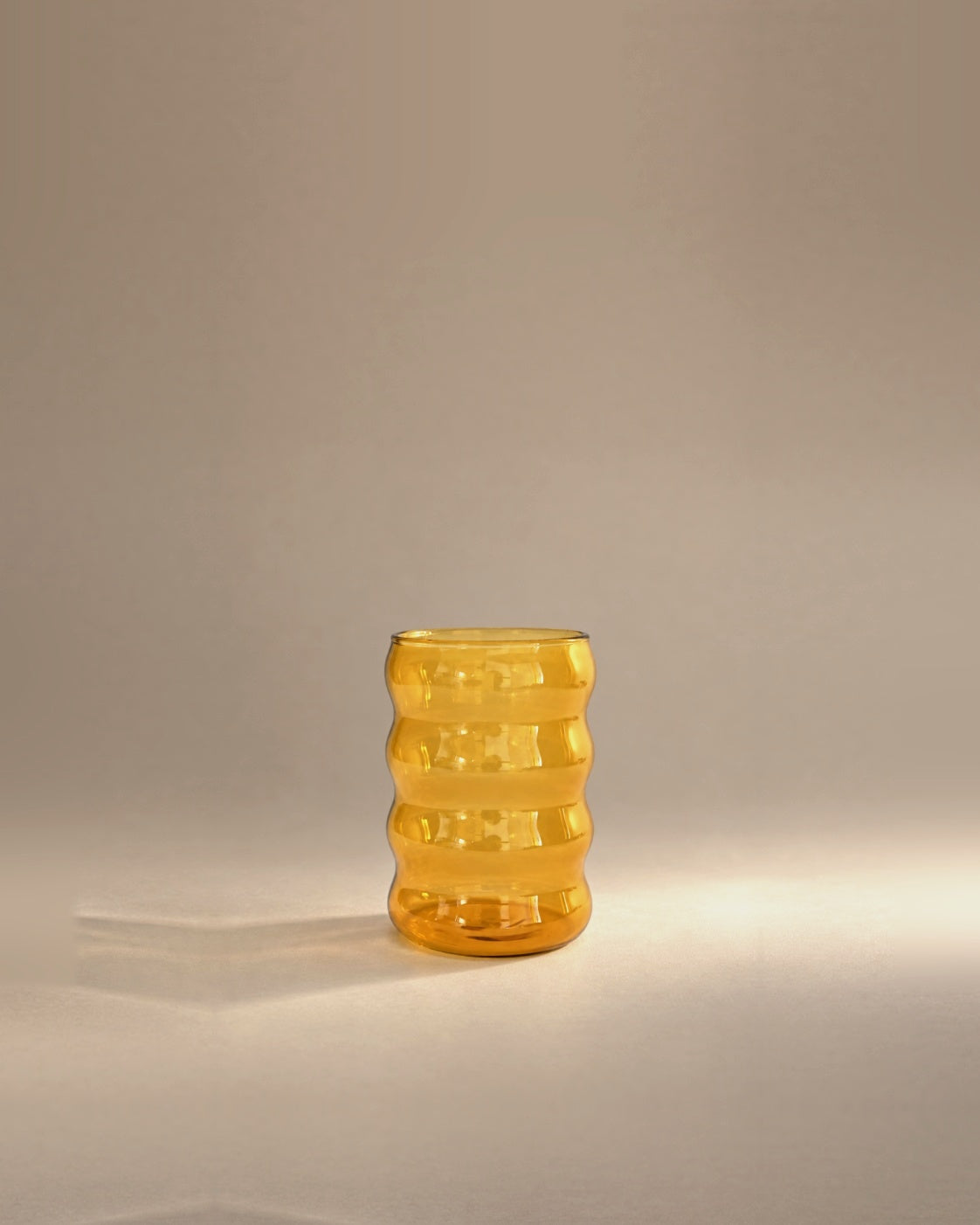 Ripple Cup in Yellow studio photo