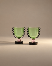 Coco Cup Set in green