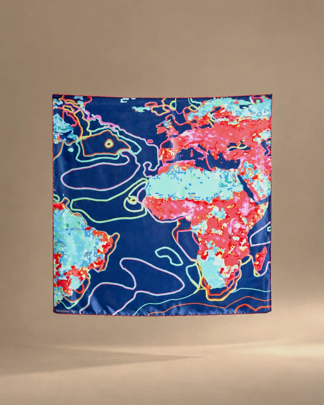 Color World Scarf, photographed in the Son of Rand studio