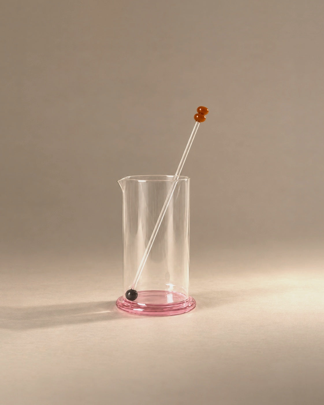 Fritter Cocktail Mixer in Pink, photographed in the Son of Rand studio