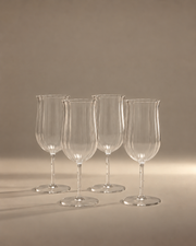 Tulip Wine Glass in clear, set of 4