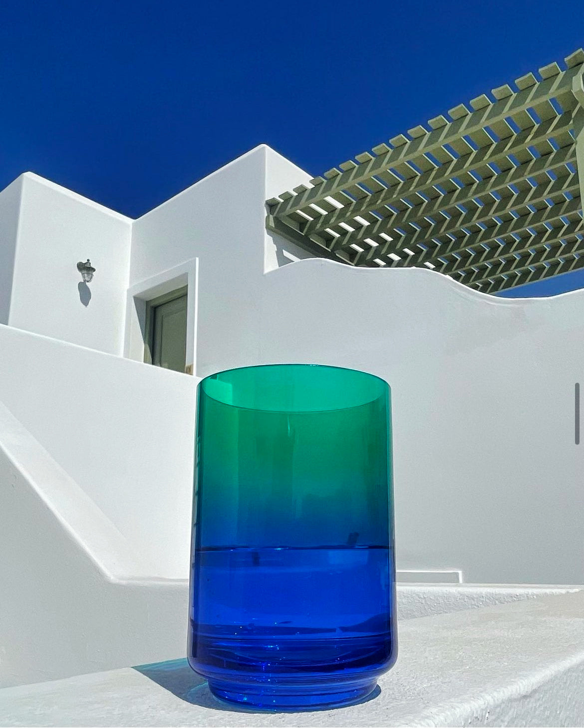 Verre dégradé à Bali